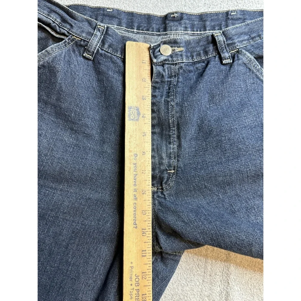 Vintage Wrangler Hero‎ Relaxed Straight Jeans Mens 34x30 (36x29) Dark Blue Denim